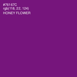 #76167C - Honey Flower Color Image